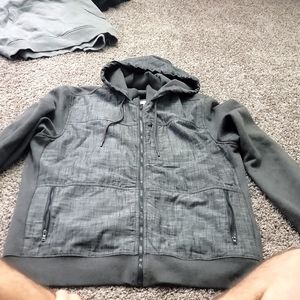 Grey Zip up Calvin Klein Hoodie